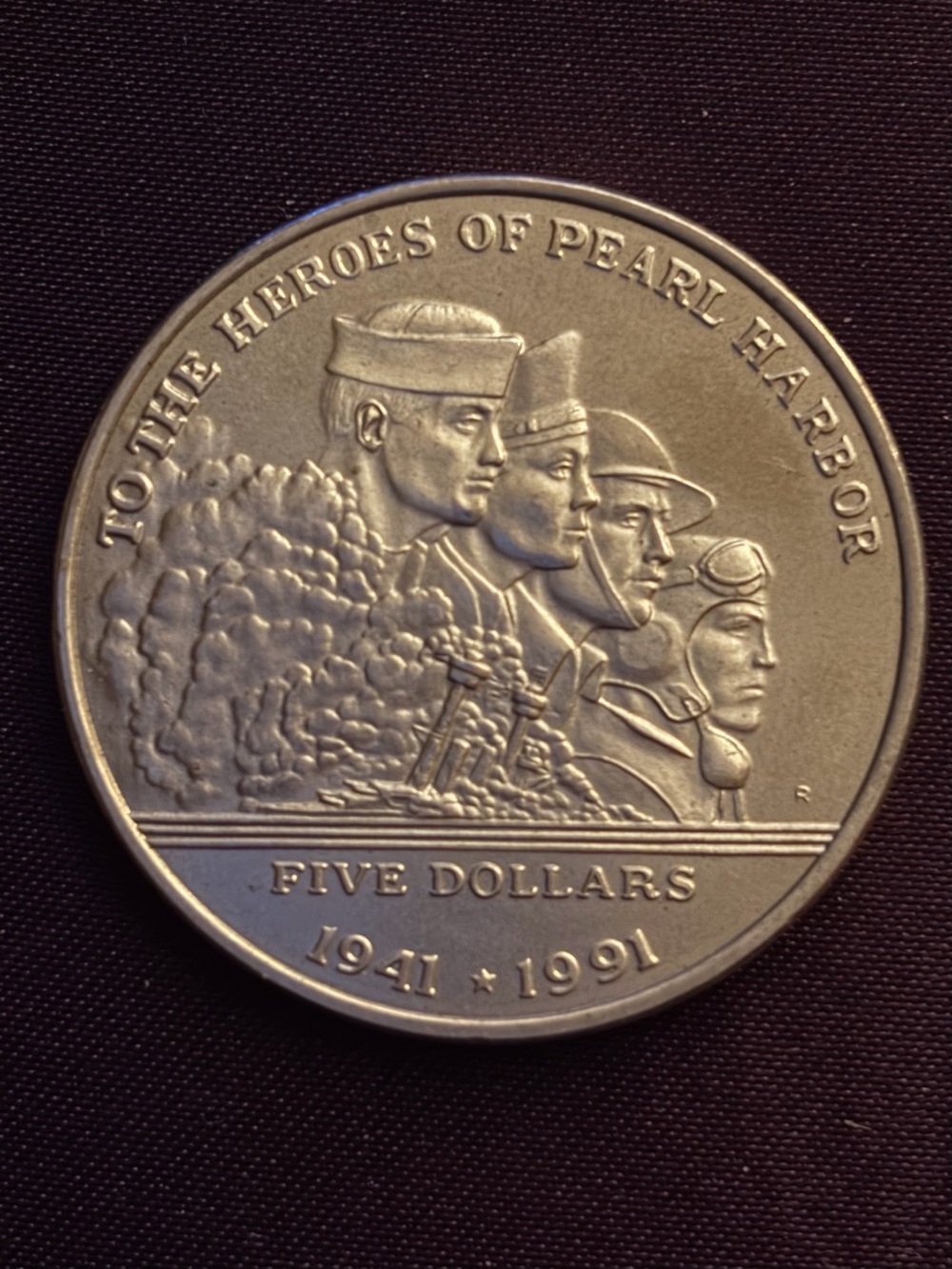 1991 Commemorative Coin – The Heroes Of Pearl Harbor